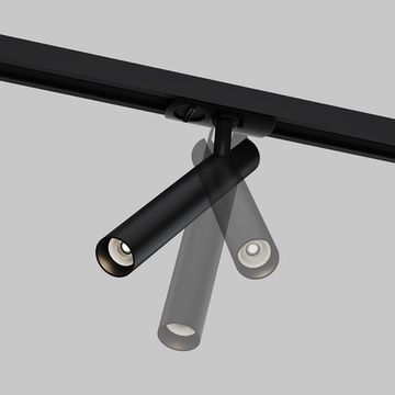 Трековый однофазный светодиодный светильник 6W 3000К TR141-1-6W3K-M-B чёрный Focus T Unity Maytoni