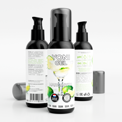 Лубрикант для орального секса SGAN YONI GEL со вкусом маргариты, 100 мл