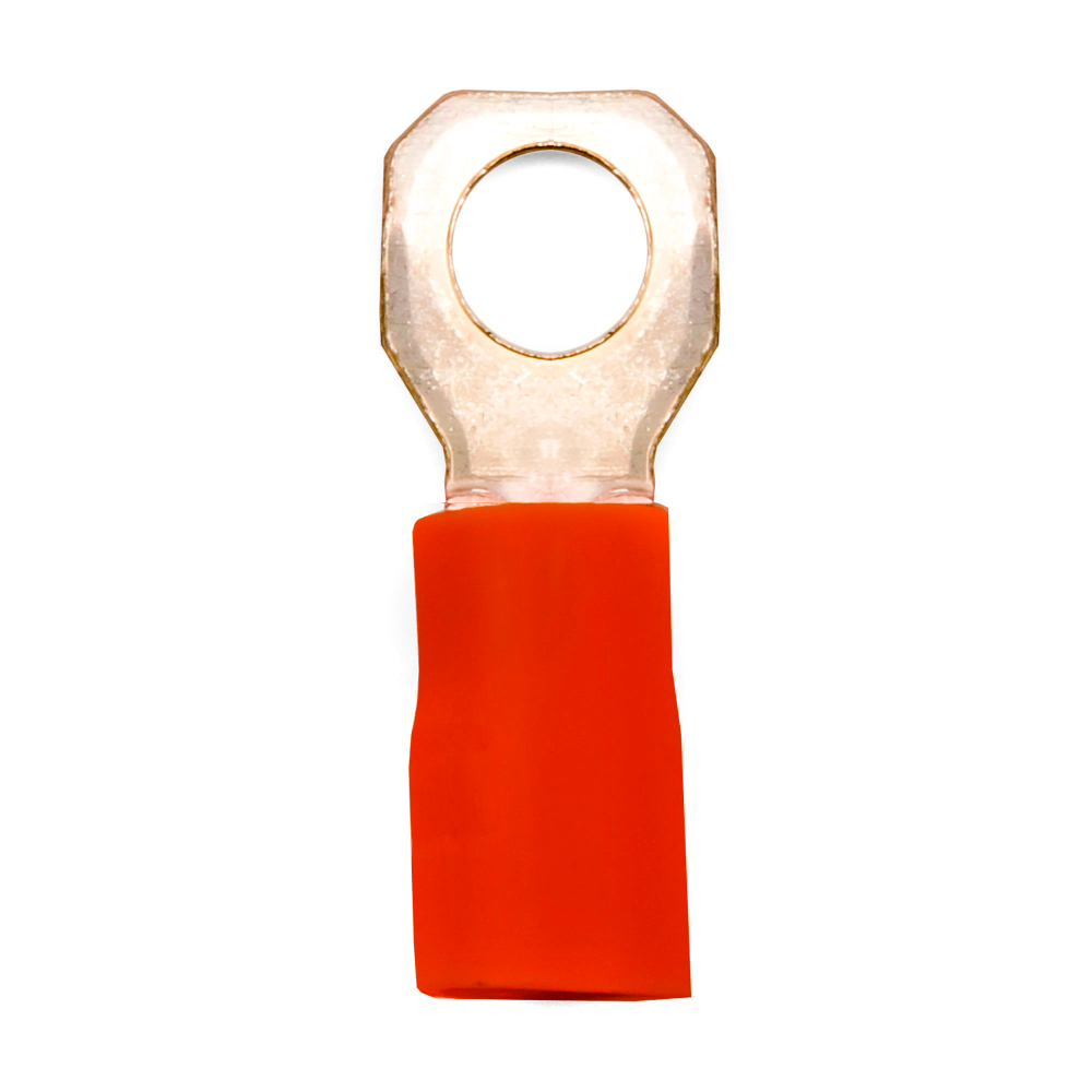 Наконечник с отверстием под винт и изолир.фланцем 0,25-1,5 кв.мм 6,2 мм (НКИ)