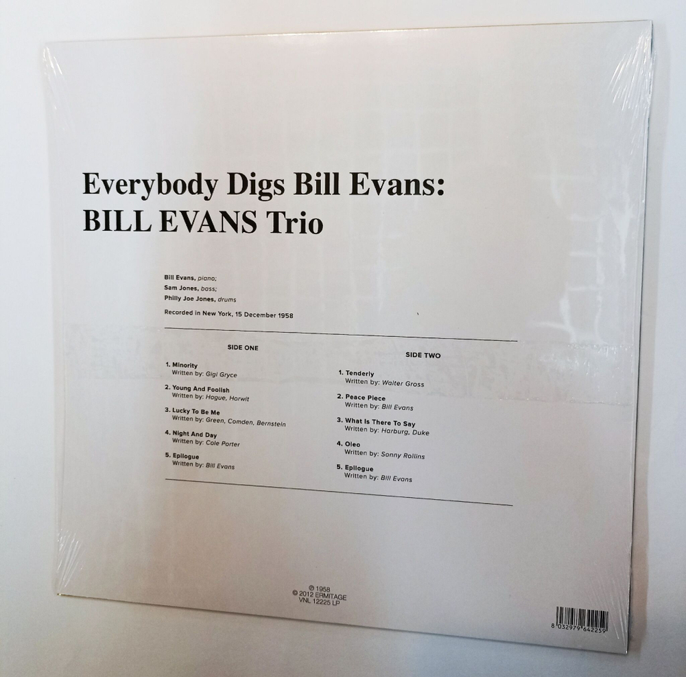 Bill Evans Trio Everybody Digs Bill Evans
