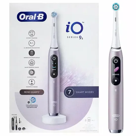 Электрическая зубная щетка Oral-B iO 9 розовый