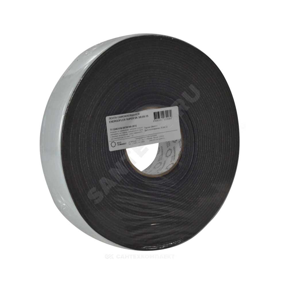 Лента SUPER SK 3/0,05-15 самоклеящаяся Energoflex EFXL0305015SUSK