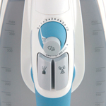 Утюг BRAUN TS765A, 2400 Вт, антипригарное покрытие, автоотключение, самоочистка, антикапля, белый/голубой, TS765EA