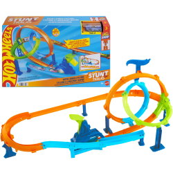 Mattel JHK73 — Трасса Hot Wheels «Раллийный циклон» с 1 машинкой JHK73 — фото 1