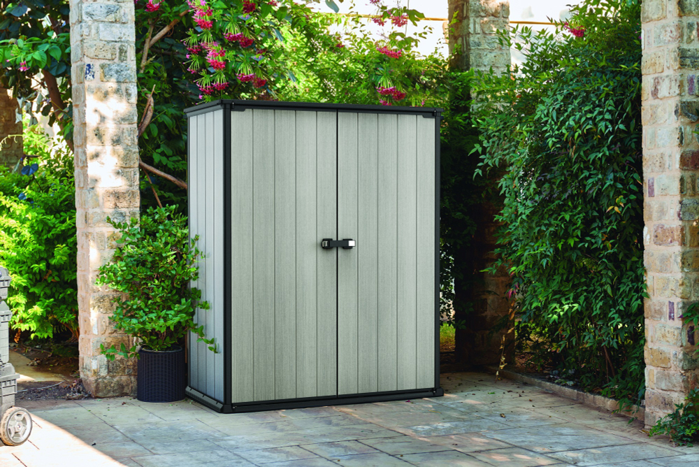 Уличный шкаф пластиковый Keter High Store Plus 1400 л