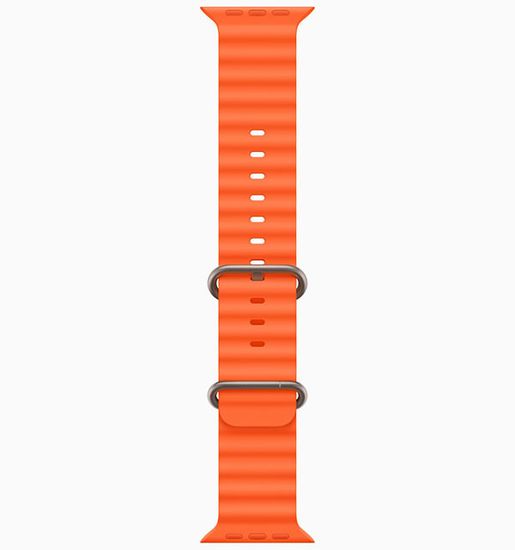 Apple Watch Ultra 2 GPS + Cellular 49mm (корпус - титан, ремешок Ocean Band оранжевый, IP6X)