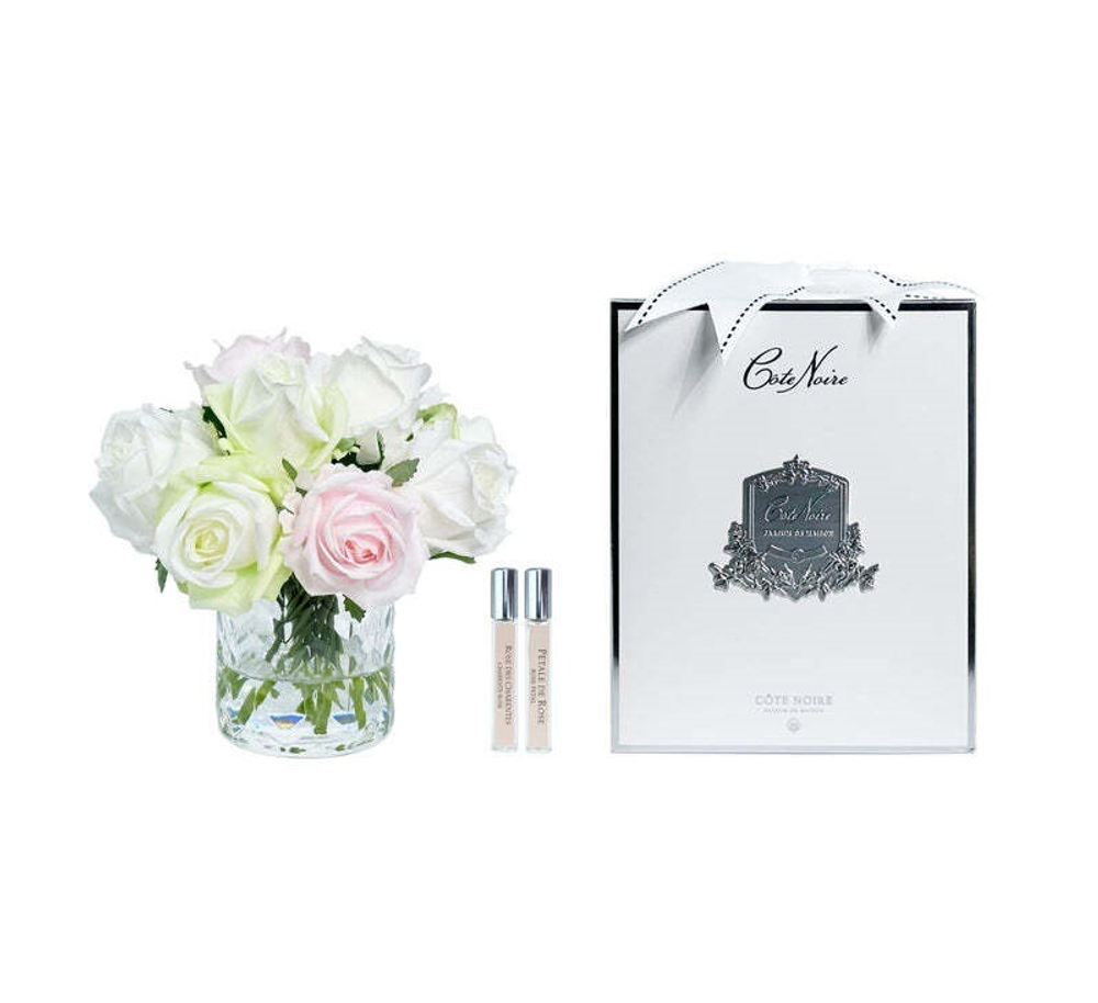 Букет ароматический Cote Noire French Pink & Green & White Roses Clear