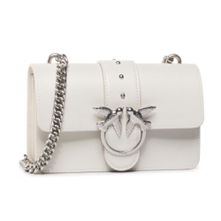 Сумка Pinko Leather Bird Bag Messenger Shoulder Bag Mini White, 1P21R4-Y5FF-I09