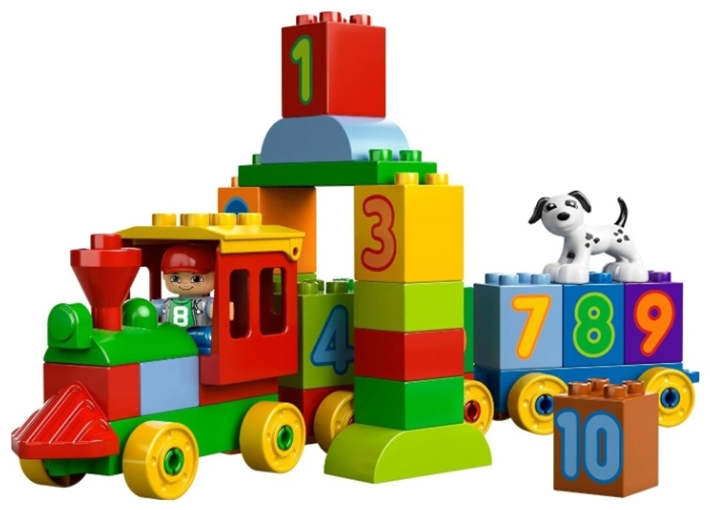 LEGO Duplo: Считай и играй 10558 — Number Train — Лего Дупло