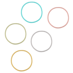 Резинки для волос MESHU, пастельные ассорти, 20шт., диаметр 4,5см, европодвес MS_60580