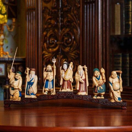 Винтаж: ОКИМОНО «СЕМЬ БОГОВ СЧАСТЬЯ»