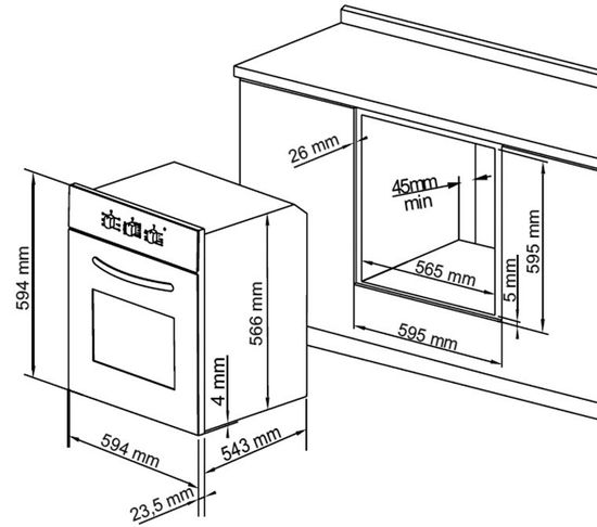 Электрический духовой шкаф PYRAMIDA F 85 EPL IX