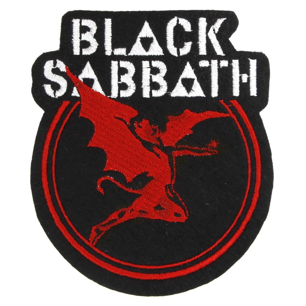 Нашивка с вышивкой группы Black Sabbath