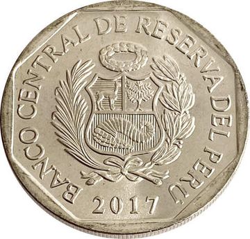 1 соль 2017 Перу «Красная книга Перу: Острорылый крокодил»