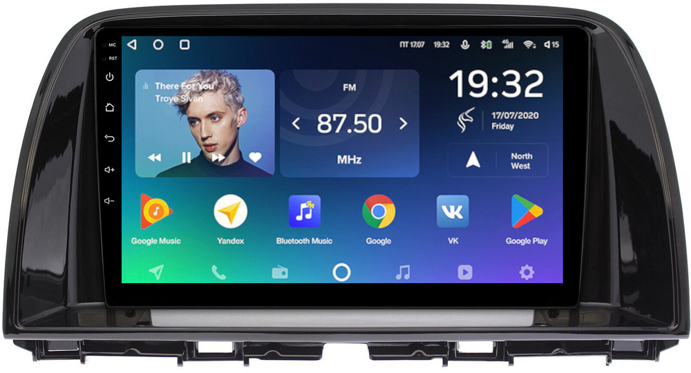 Магнитола для Mazda CX-5 2011-2017 (рамка 9) - Teyes SPRO+ на Android 10, ТОП процессор, 4Гб+32Гб, 4G SIM-слот