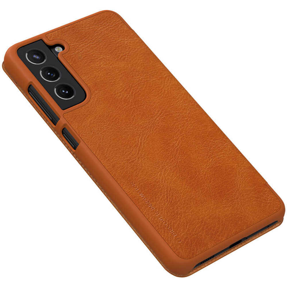 Кожаный чехол-книжка Nillkin Leather Qin для Samsung Galaxy S21 FE