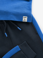 Лонгслив и джоггеры в комплекте для мальчика Next 683-048, Синий