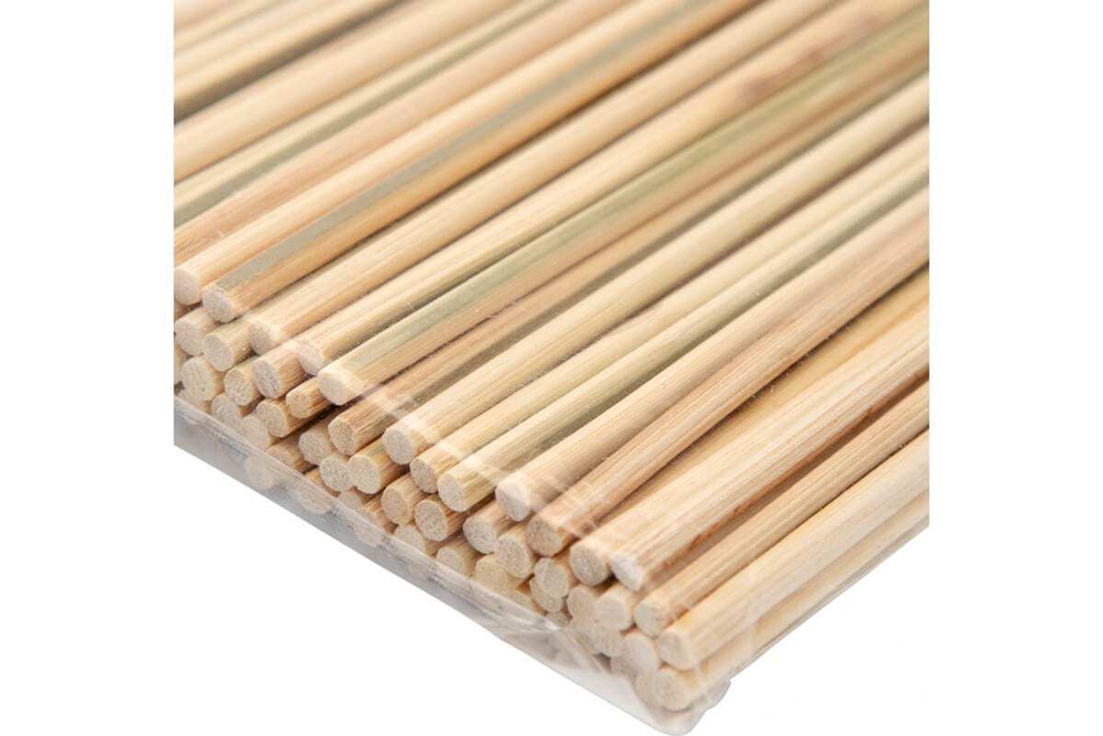 ШАМПУРЫ ДЛЯ ШАШЛЫКА БАМБУК 100 ШТУК D=3 ММ Х 250 ММ PATERRA 401-956