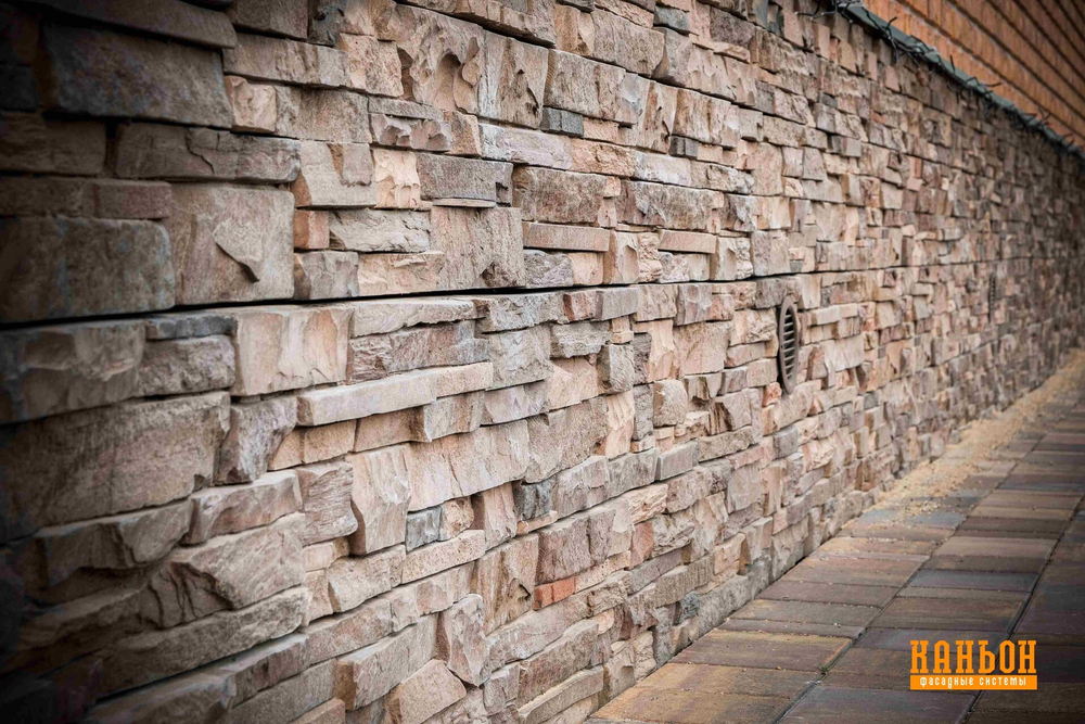 Навесной декоративный камень Каньон, коллекция Дакота