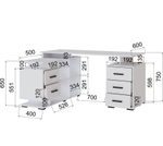 Микон Стол письменный угловой СКМУ-3