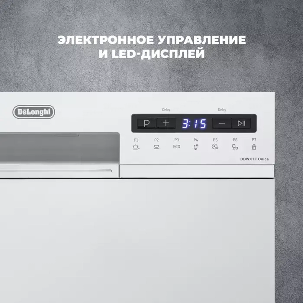 DeLonghi Компактная посудомоечная машина DDW 07T Onics