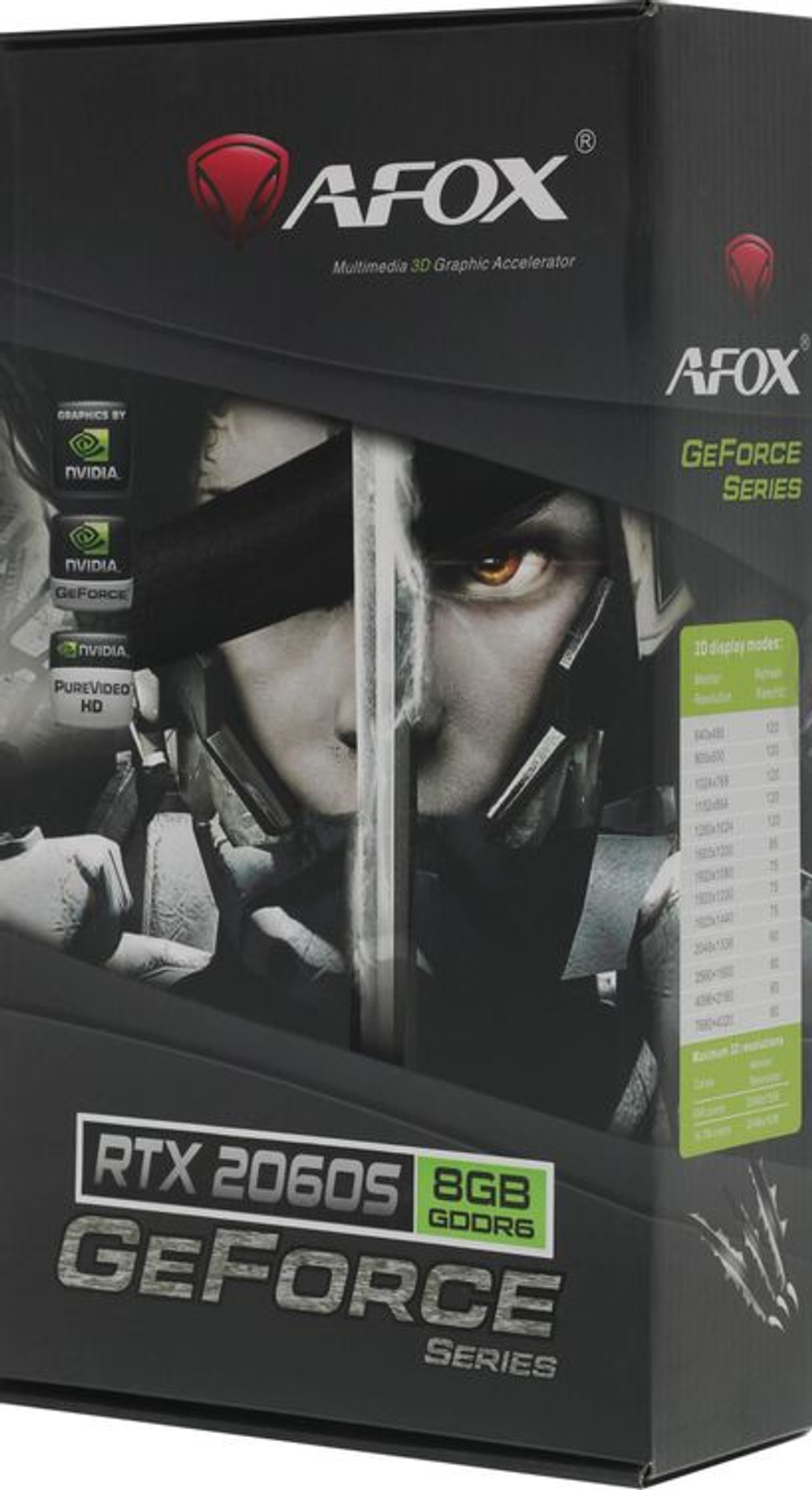 Видеокарта AFOX NVIDIA  GeForce RTX 2060SUPER AF2060S-8192D6H4-V2 8ГБ GDDR6, Ret