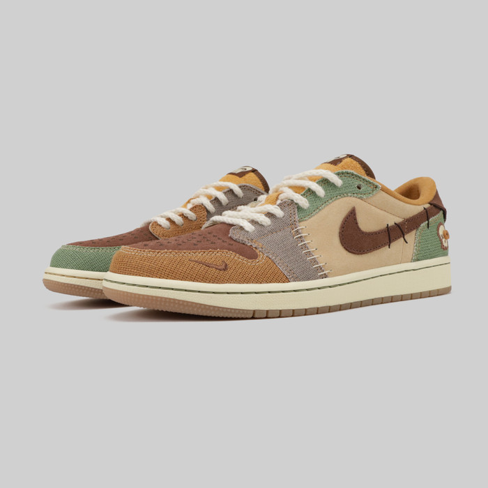 Кроссовки Jordan 1 Retro Low OG Zion Williamson Voodoo артикул:DZ7292-200 - купить в магазине Дайс