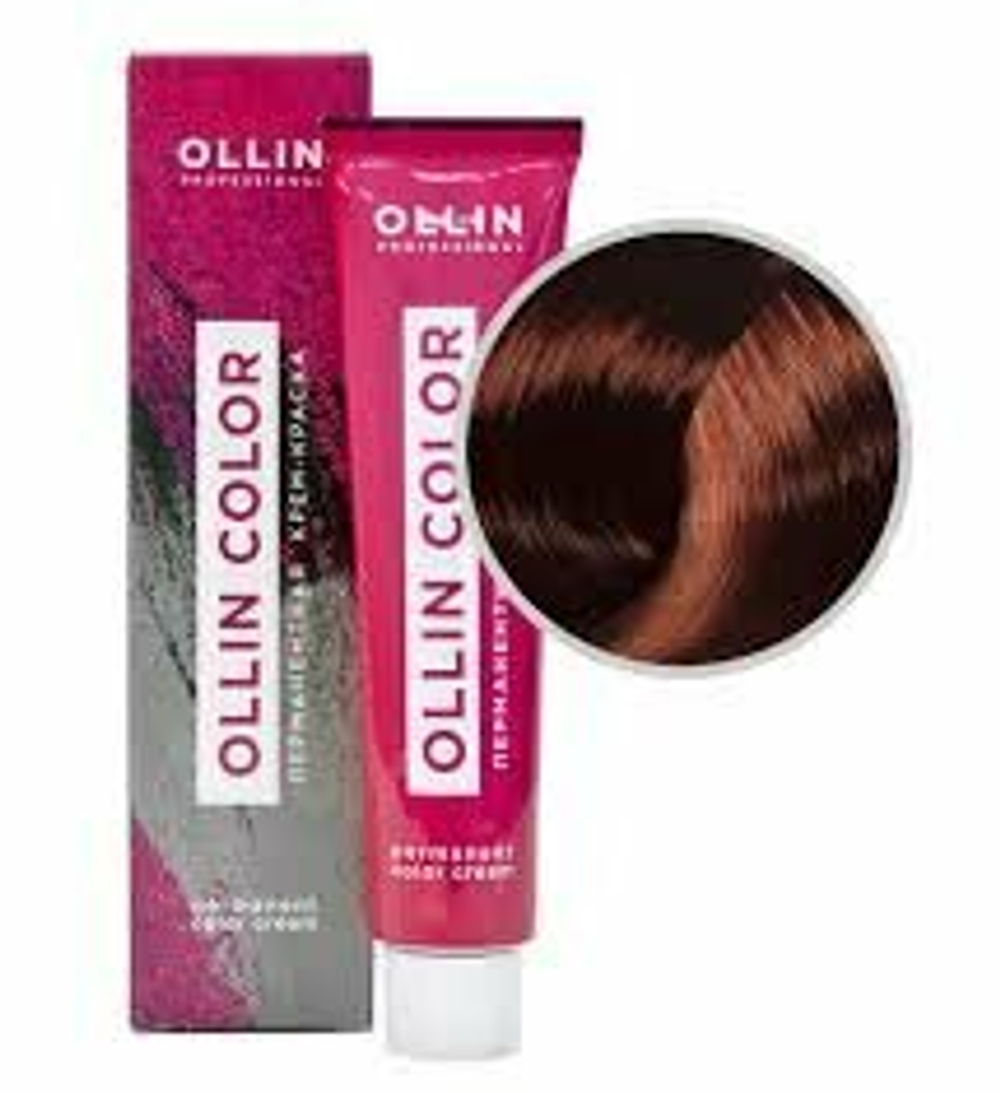 OLLIN COLOR 6/5 темно-русый махагоновый 100 мл Перманентная крем-краска для волос