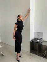 Платье Solo maxi, Черное