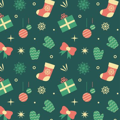 Новогодний Узор Christmas Pattern