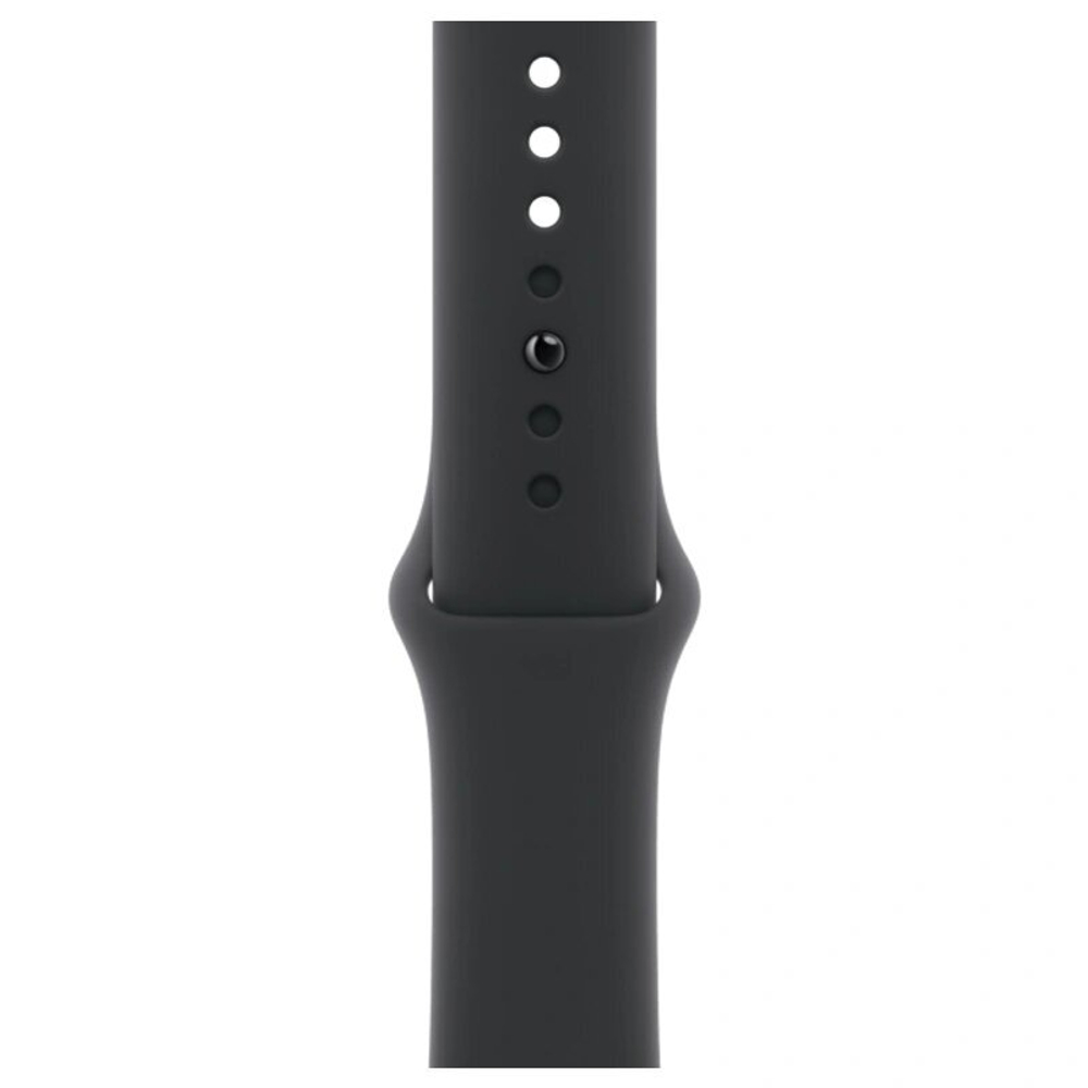 Умные часы Apple Watch Series 11, 46 мм, алюминий цвета «Jet Black», спортивный ремешок "Black", M/L (MEUX4)