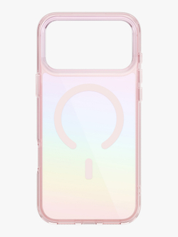Uniq для iPhone 17 Pro чехол Iridescia (holographic) Pink Prism (Magsafe)