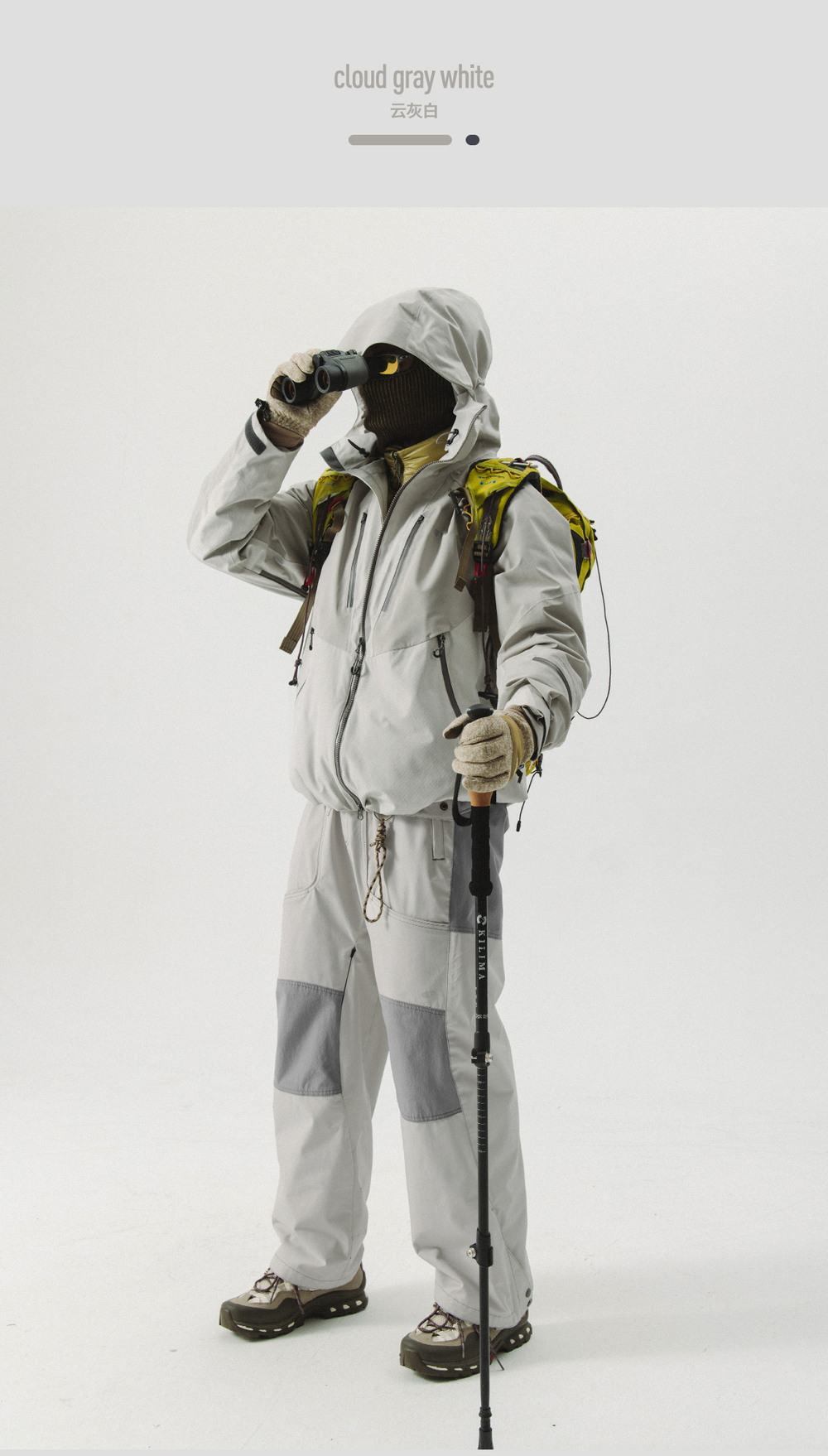 Куртка NOTHOMME BLUE “Snow Rider” Outdoor Triple-Protection Warm, Cold-Resistant, Wear-Resistant White Goose Down Taped Ski Jacket