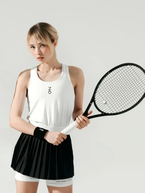 Майка 7/6 Leya Sleeveless White/Black
