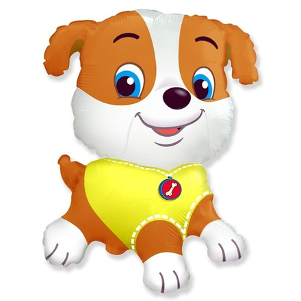 Шар Фигура "Щенок в желтом"