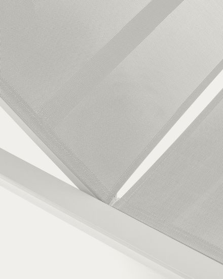 Canutells Алюминиевый шезлонг с белой отделкой Испания La Forma