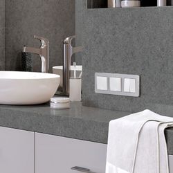 Рамка на 3 поста Werkel Platinum (алюминий) W0032606