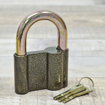 Замок навесной 100мм*80мм 3 ключа Чезам (Орёл), ВС3-80А