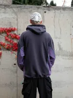 Худи Правда темно-серое с фиолетовым