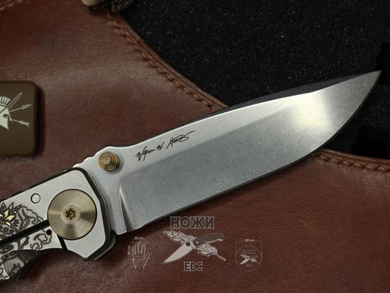 Складной нож Spartan Blades Hersey Folder "KOI"  SB/SF5KOI c клинком из стали CPM-S45VN, рукоять титан