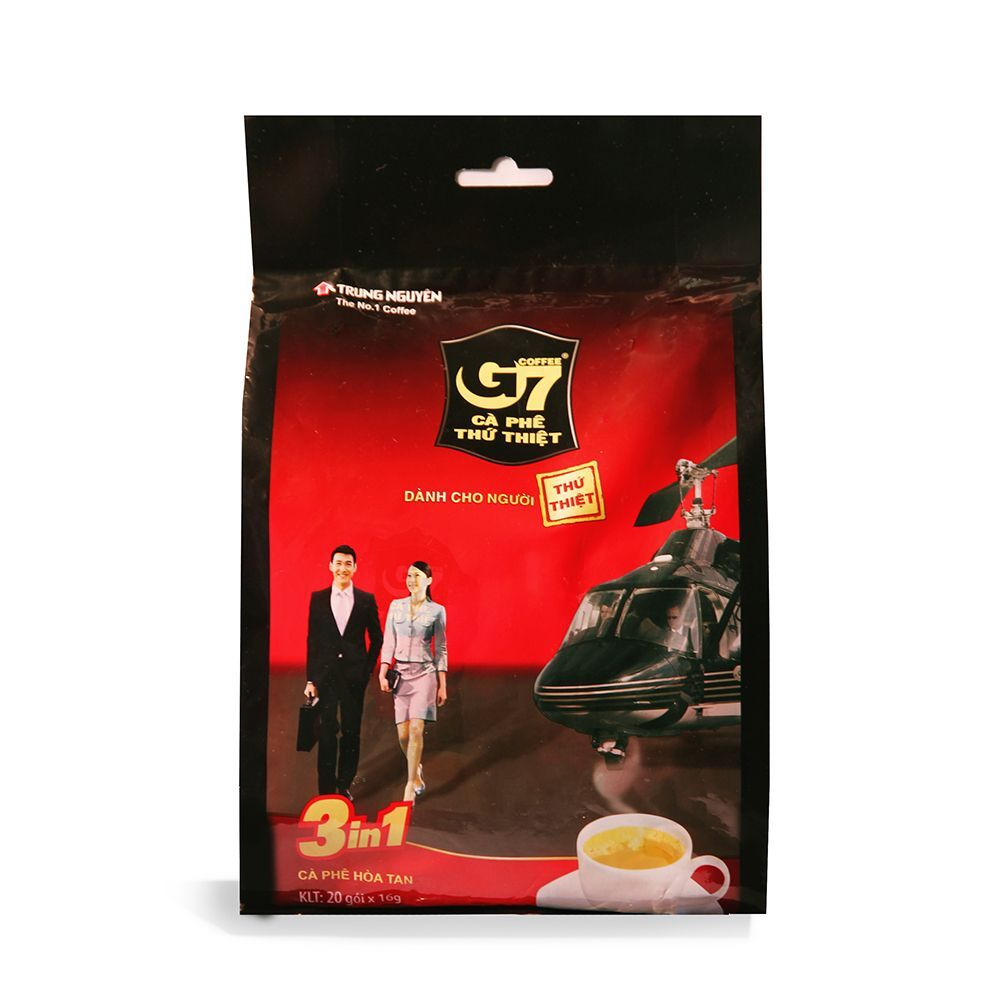 Вьетнамский растворимый кофе G7 3 в 1 Trung Nguyеn, 24*20 (480 пак)