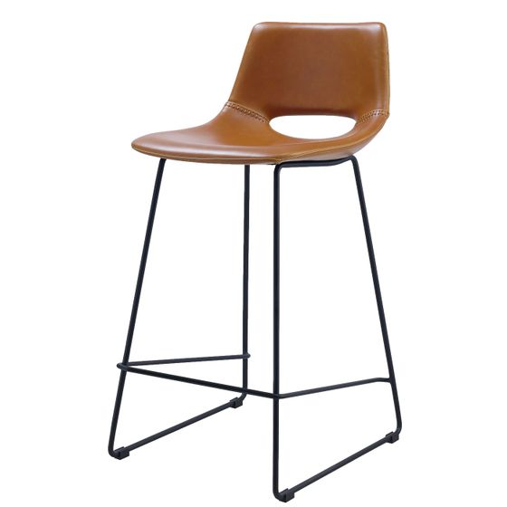 Полубарный стул Zahara 65 см коричневый | La Forma | Испания