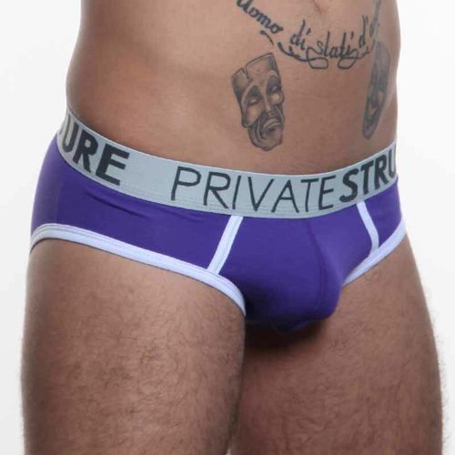 Мужские трусы брифы Private Structure Spectrum Low Rise Brief Violet PST0016