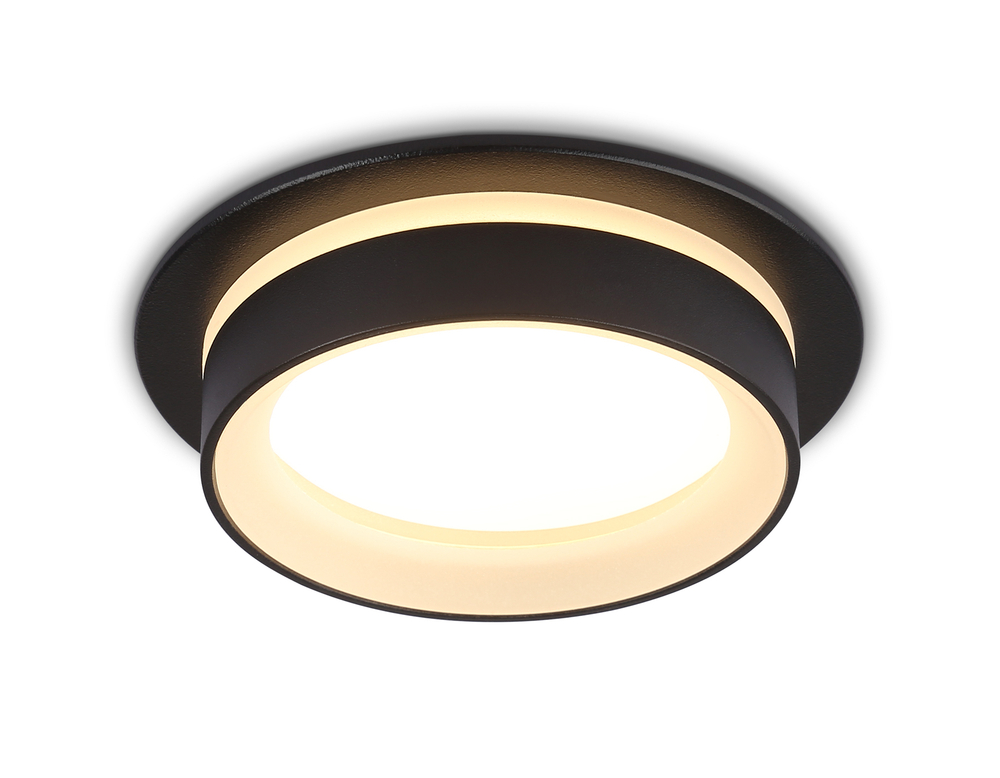 TN6708 BK черный IP44 GX53 max 15W D105*45