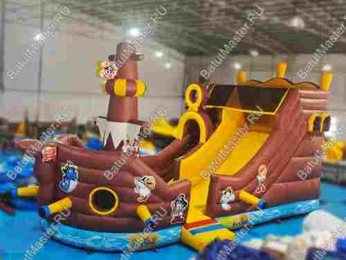 Надувной батут-горка "Фрегат", 9х4