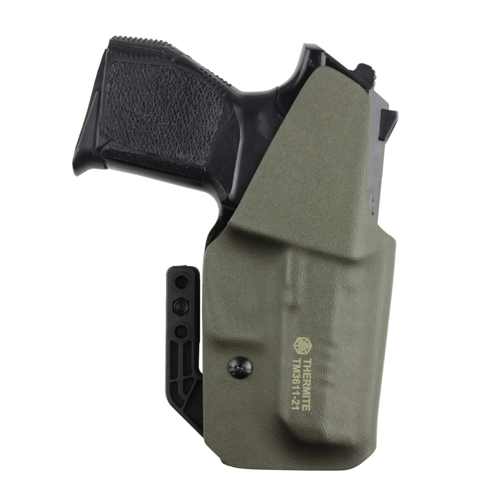 Кобура М9К левша скрытого ношения с упором №11 олива