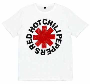 Футболка Red Hot Chili Peppers белая (777)