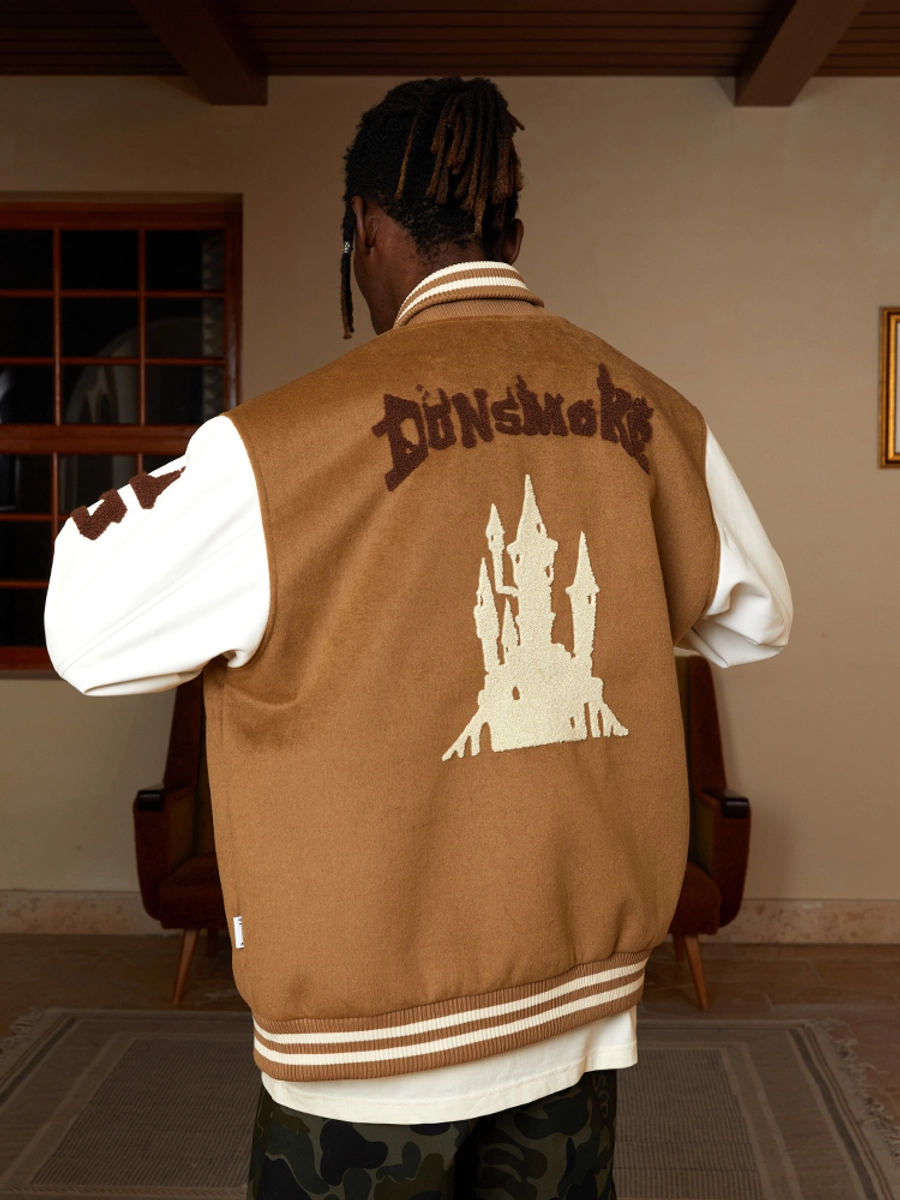 Бомбер DONSMOKE "Church Logo" Varsity Jacket