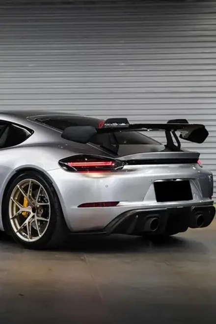 Карбоновый спойлер для Porsche 718 Cayman GT4RS Порше