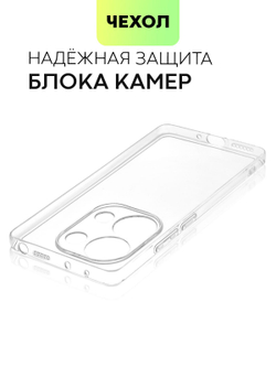 Чехол BROSCORP для Poco M6 Pro (арт.XM-PM6PRO(4G)-TPU-01-TRANSPARENT )